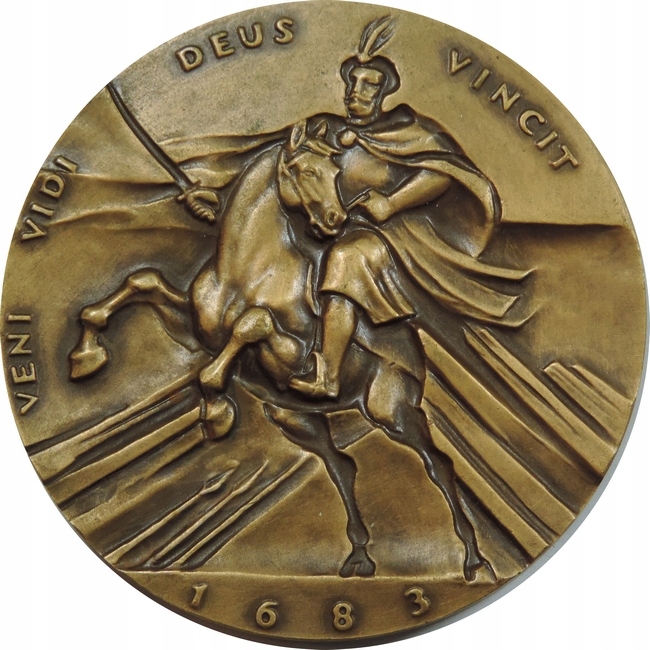 MEDAL POLSKA SOBIESKI VENI VIDI DEUS VINCIT -NR961