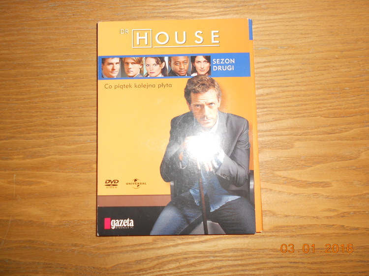 DOCTOR HOUSE --- SEZON DRUGI --- 8 PŁYT DVD