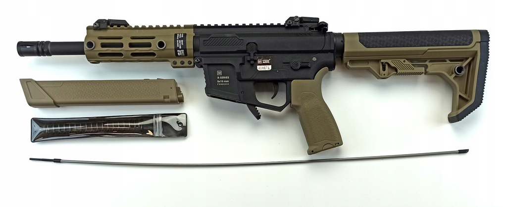 Pistolet maszynowy AEG Specna Arms SA-FX01 Flex - Half-Tan 360 fps Hi-Cap