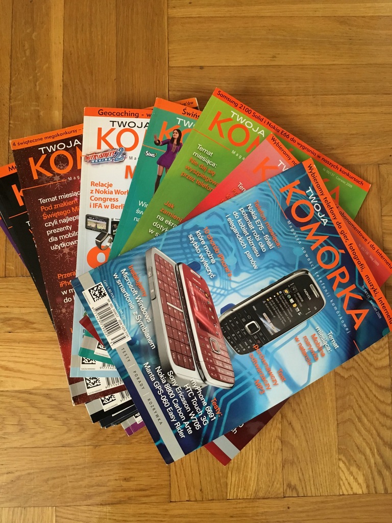 Stare czasopisma, gazety technologiczne Komórka