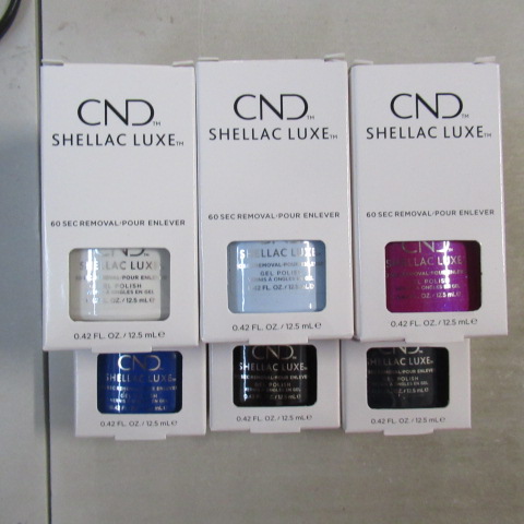 CDN SHELLAC LUXE Lakiery Hybrydowe 6szt Nowe