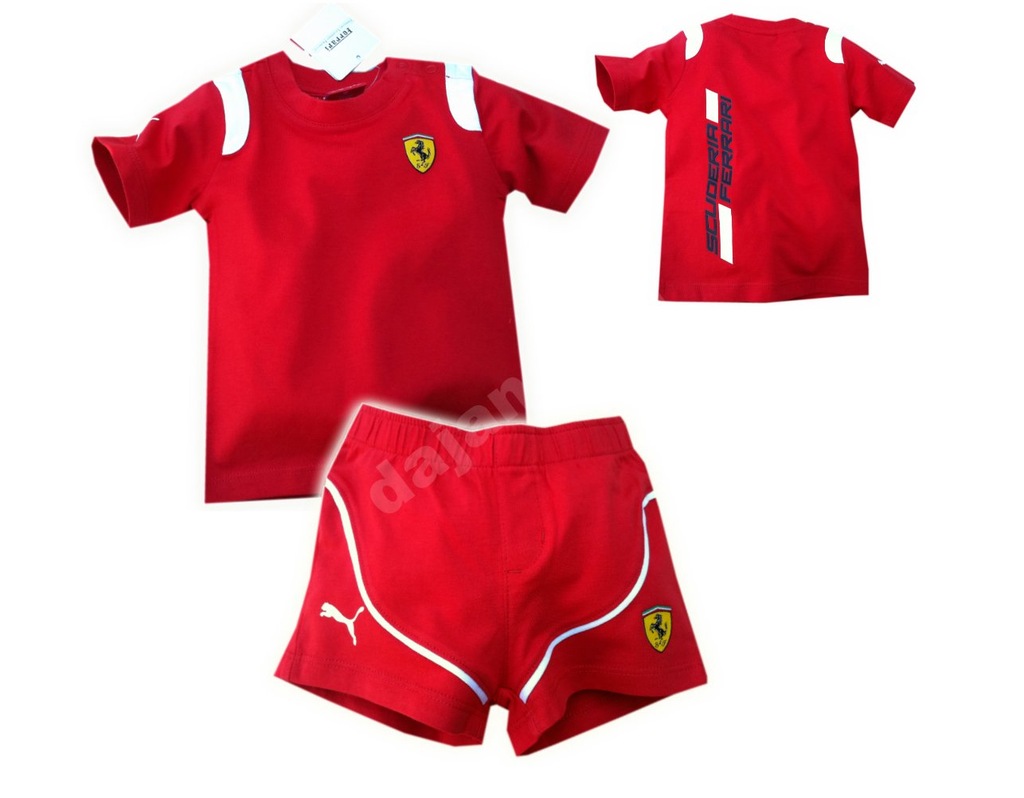 PUMA FERRARI SF komplet spodenki t-shirt nowy 62