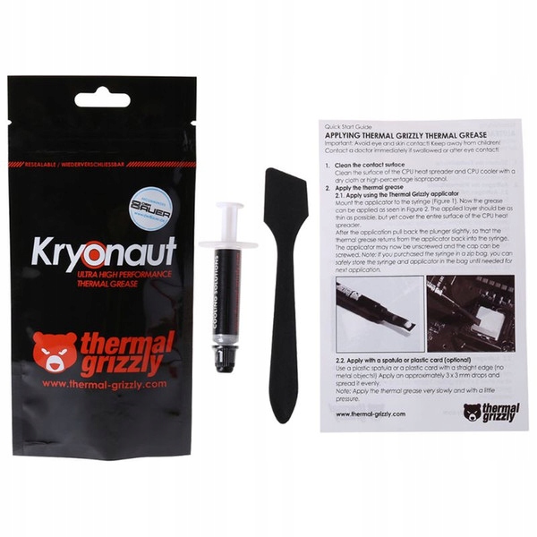 Купить Термопаста Thermal Grizzly Kryonaut 1г: отзывы, фото и ...