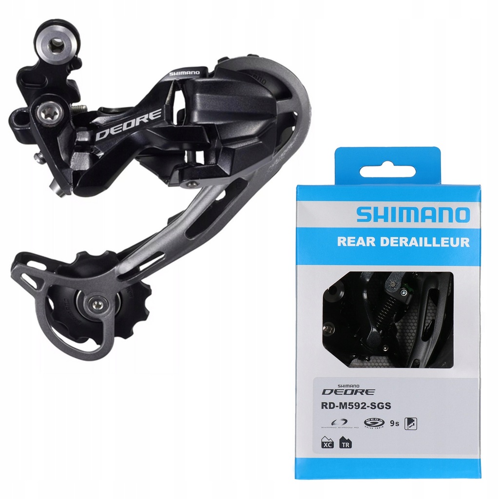 SHIMANO RD-M592 Przerzutka tył 9s Deore Shadow POW