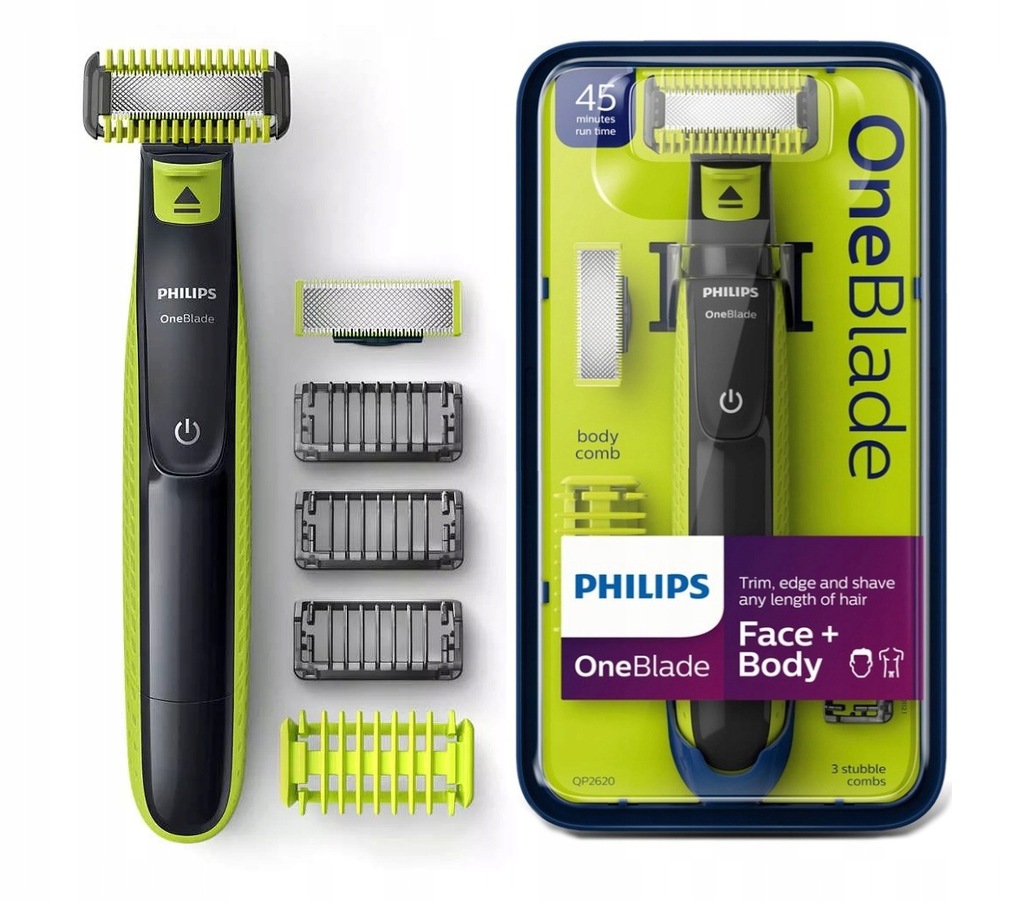 GOLARKA TRYMER 2 OSTRZA Philips OneBlade QP2620/20