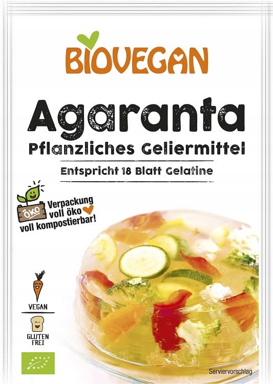 Agaranta (środek żelujący) bezglutenowa bio 18 g b