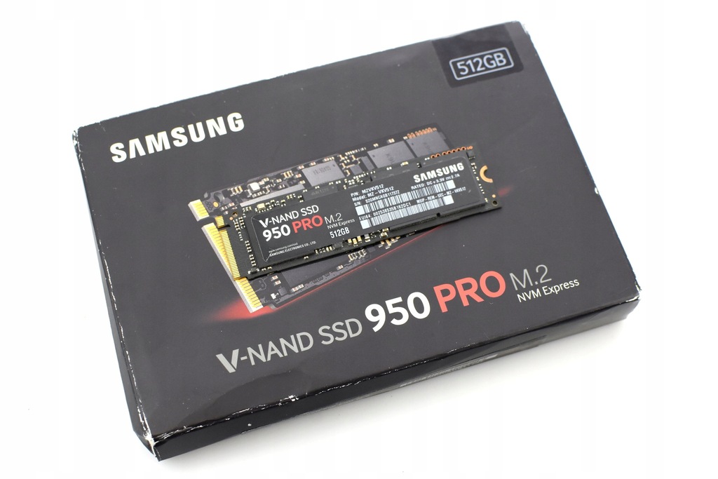 SSD 512GB Samsung 950 PRO M.2 PCIe NVMe Entuzjasta-PC