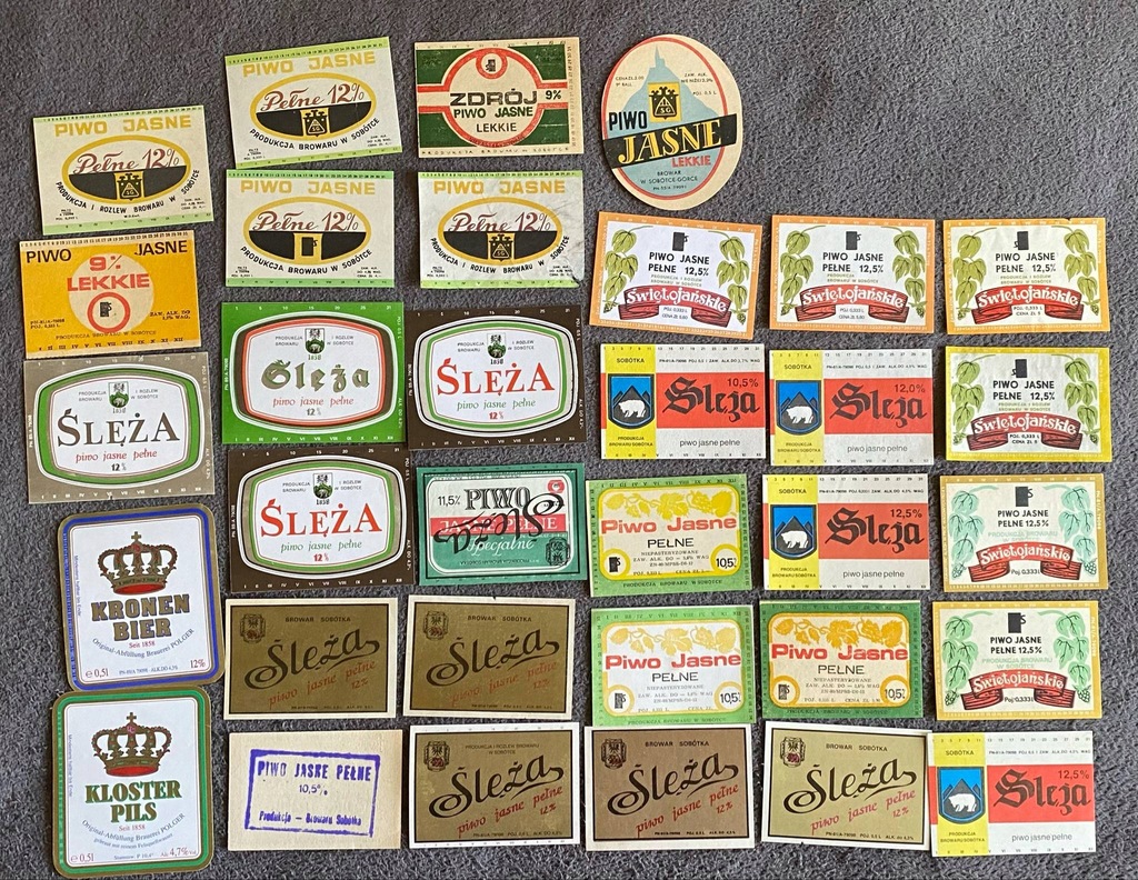 Etykiety piwne sobótka