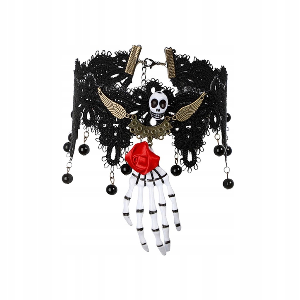 Halloween Necklace Makeup Punk Style Style B