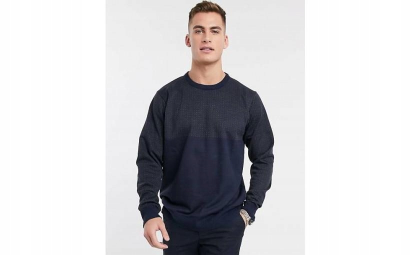 M003F16 French Connection SWETER GRANATOWY M