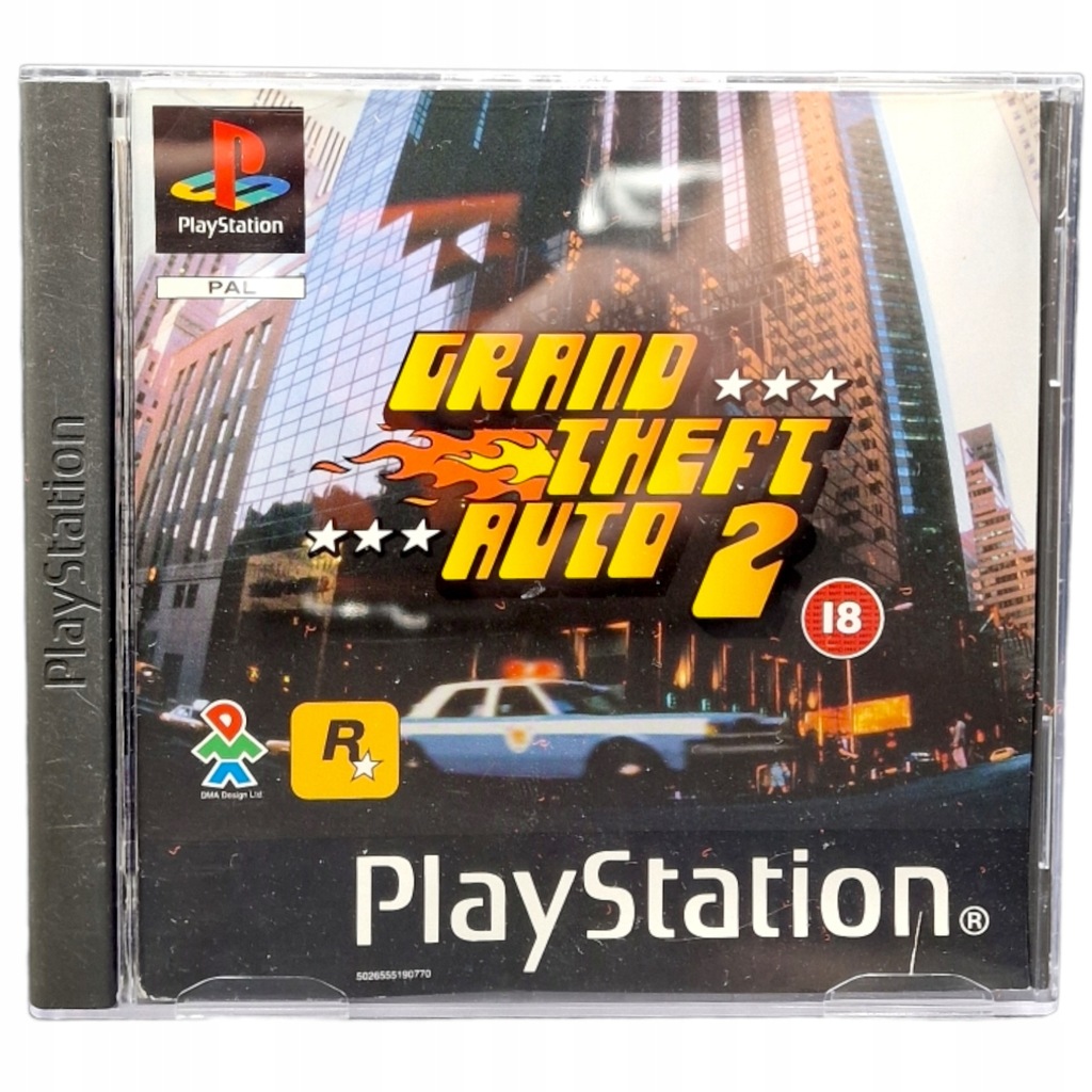 GRAND THEFT AUTO 2 GTA | PlayStation (PSX) + mapa