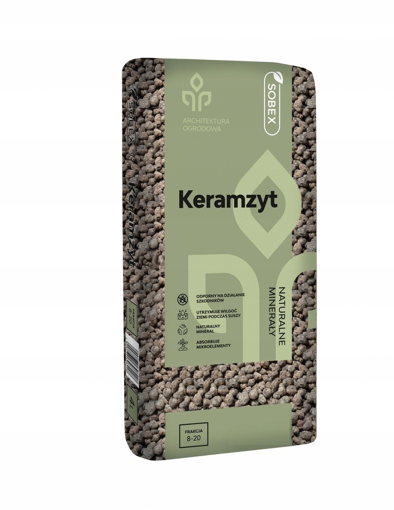 SOBEX KERAMZYT OGRODNICZY 40L FRAKCJA 8-20mm