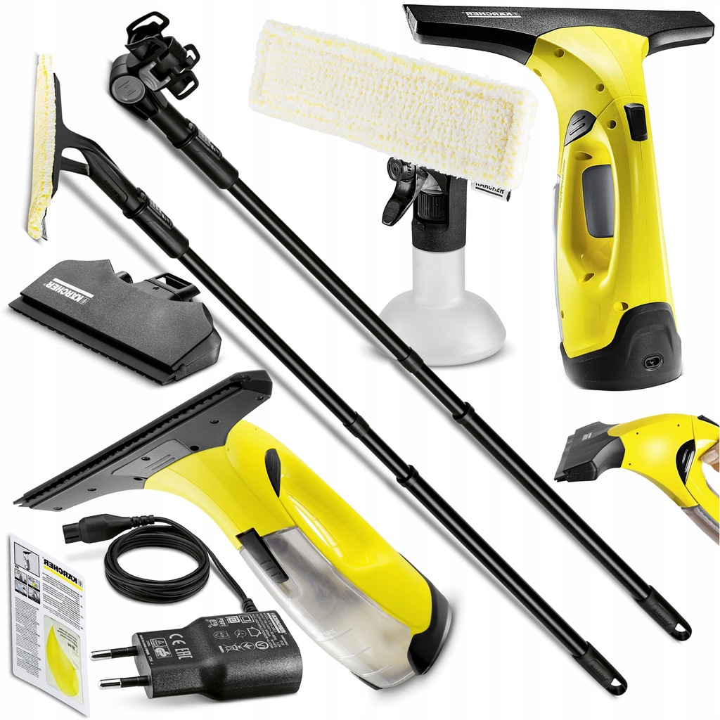 Керхер для окон фото Купить ОКОННАЯ МАШИНА ДЛЯ ОКОН KARCHER WV2 + УДЛИНИТЕЛЬ XXL: отзывы, фото и хара