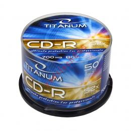 PŁYTY CD-R 700MB TITANUM 52x CAKE 50szt