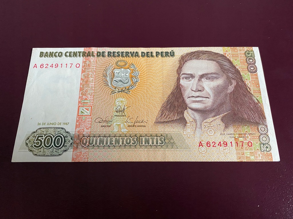 Peru 500 Intis 1987