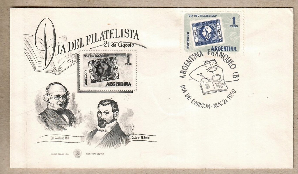 Argentyna, M 713, zn. na zn, filat.