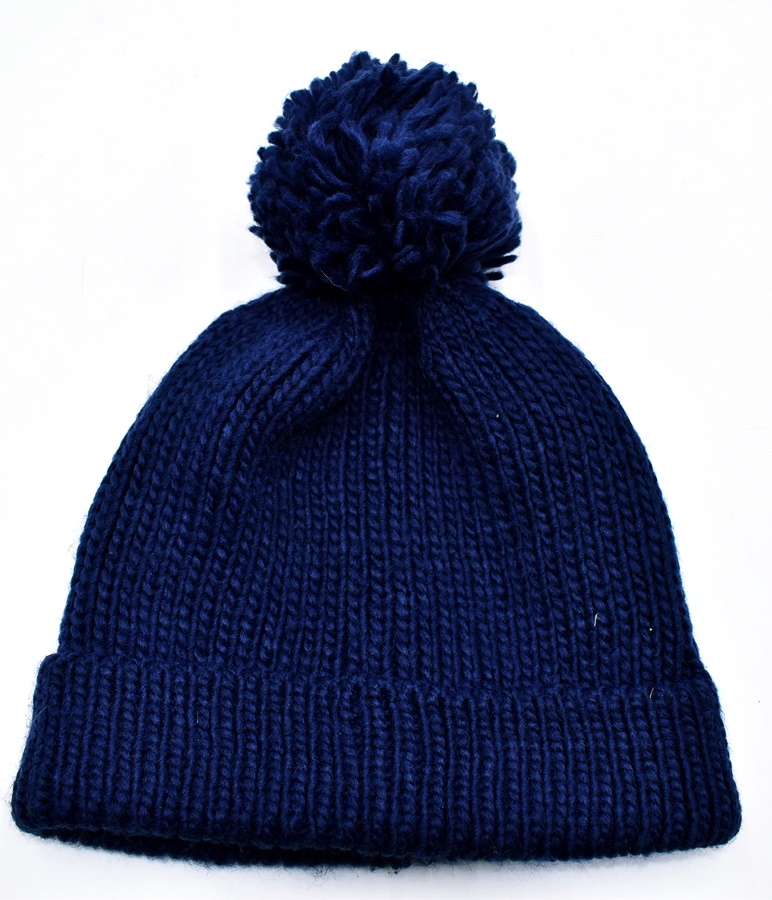 6327-30 NEXT a#f CZAPKA Z POMPONEM BEANIE r.ONE