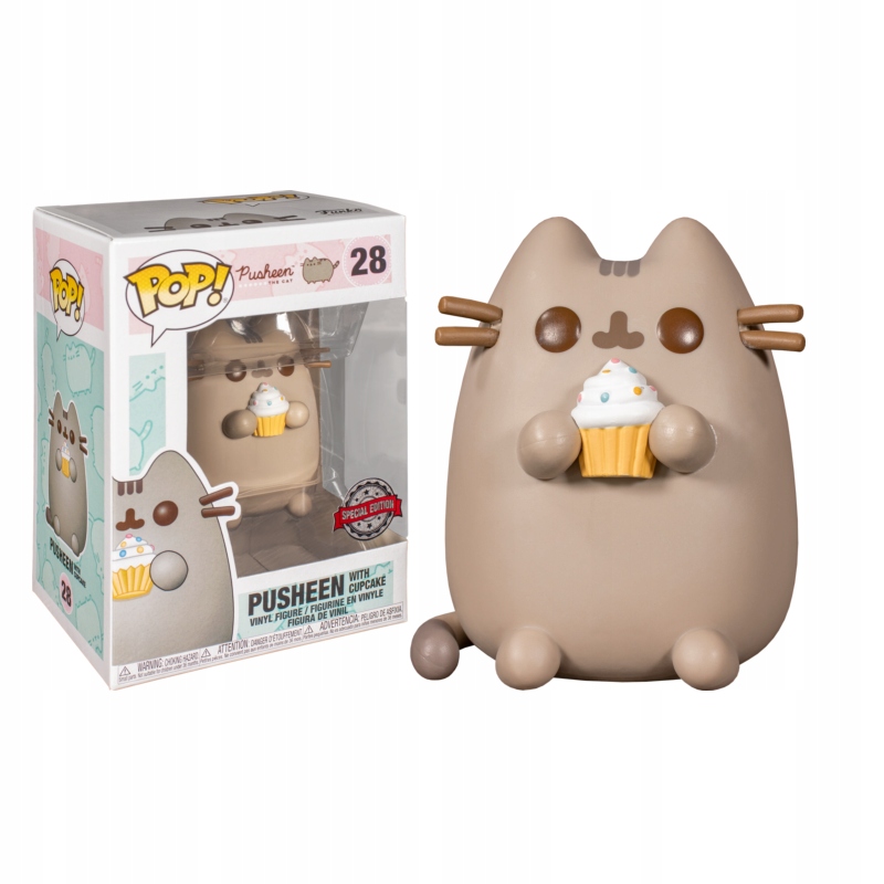Funko POP!: Pusheen - Pusheen w/Cupcake - 28