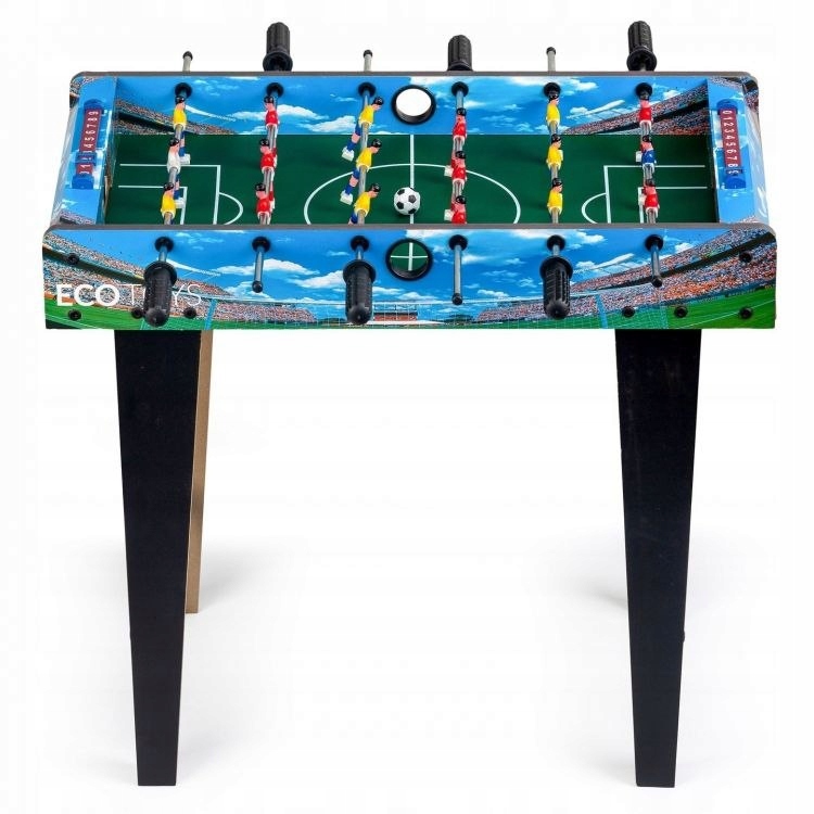 Piłkarzyki drewniany stół do gry wymiar 69x36 cm E