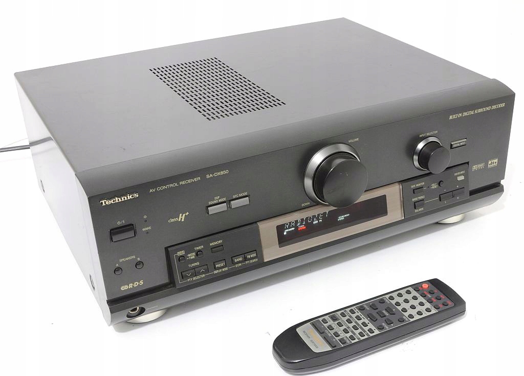 TECHNICS SA-DX850 FIRMOWY AMPLITUNER 5.1 DTS RDS PILOT !