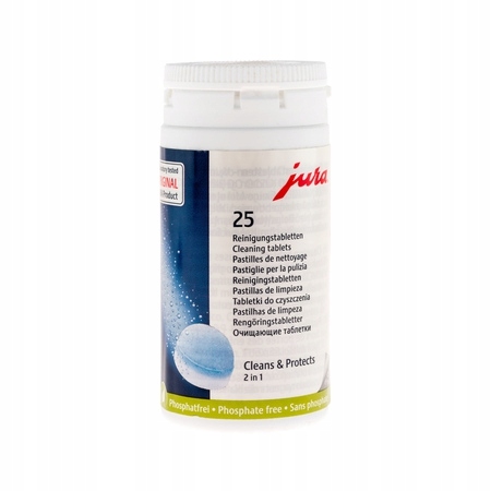 Jura - tabletki do czyszczenia ekspresów - 25 sztu