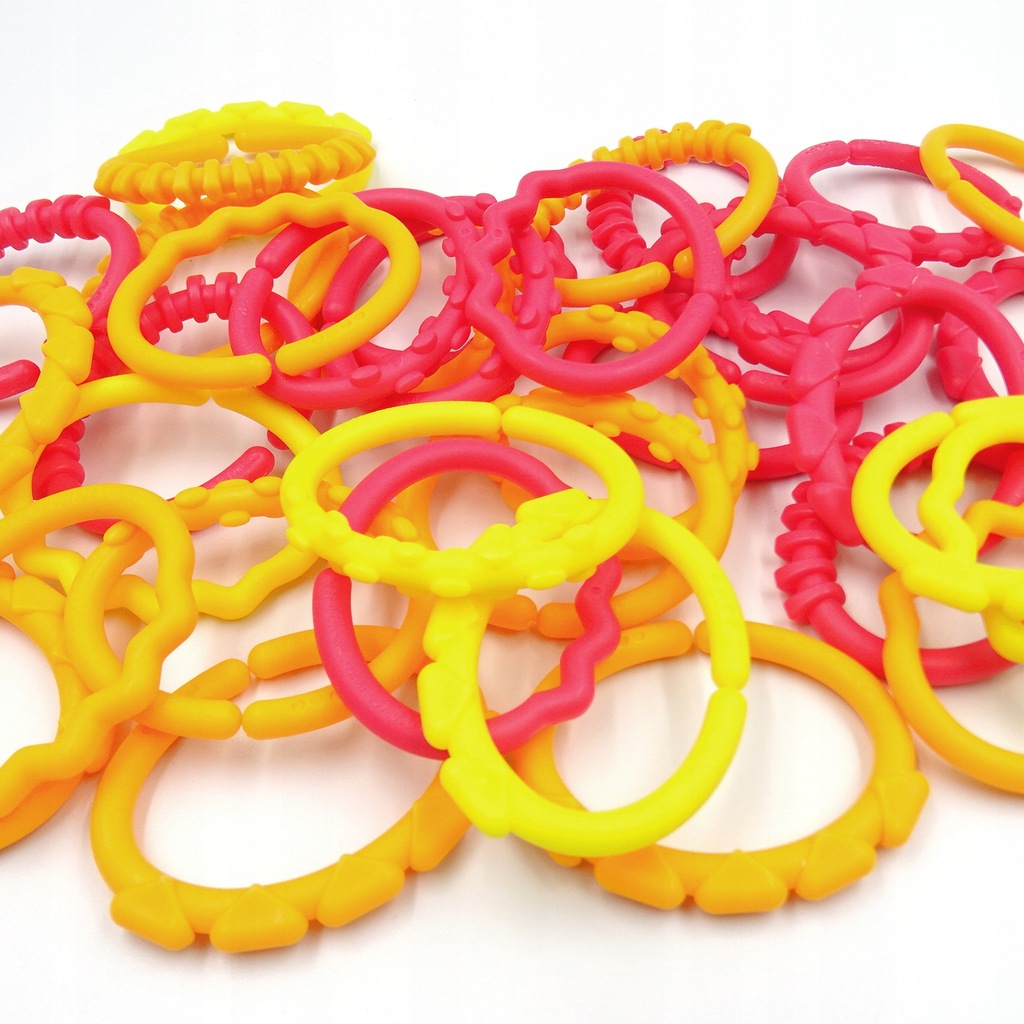 GRYZAK ogniwa łańcucha do maskotek, zabawek, zawieszania smoczka