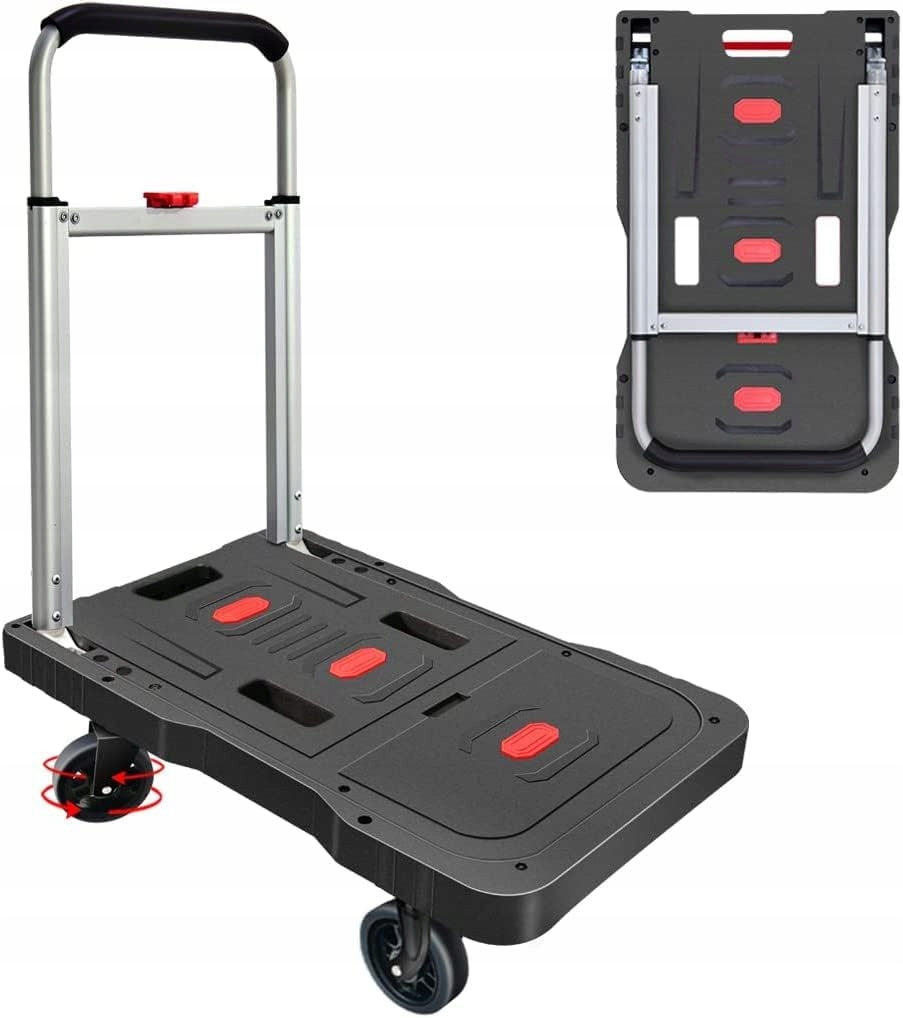 Wózek platformowy składany Nastarki, 150 kg Używany