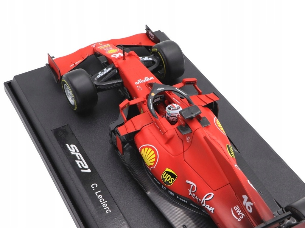 Купить Чарльз Леклерк Ferrari SF21 F1 #16 1/18 Ббураго: отзывы, фото, характеристики в интерне-магазине Aredi.ru