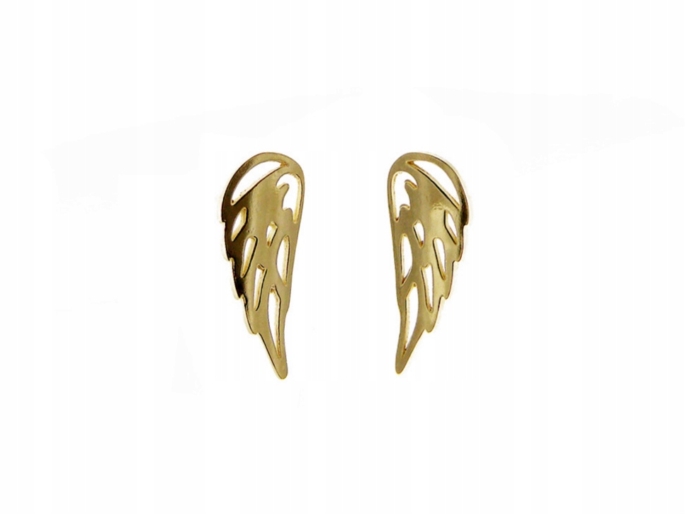Kolczyki złote skrzydła VERONA (YES Biżuteria) - 9000219868 - oficjalne  archiwum Allegro