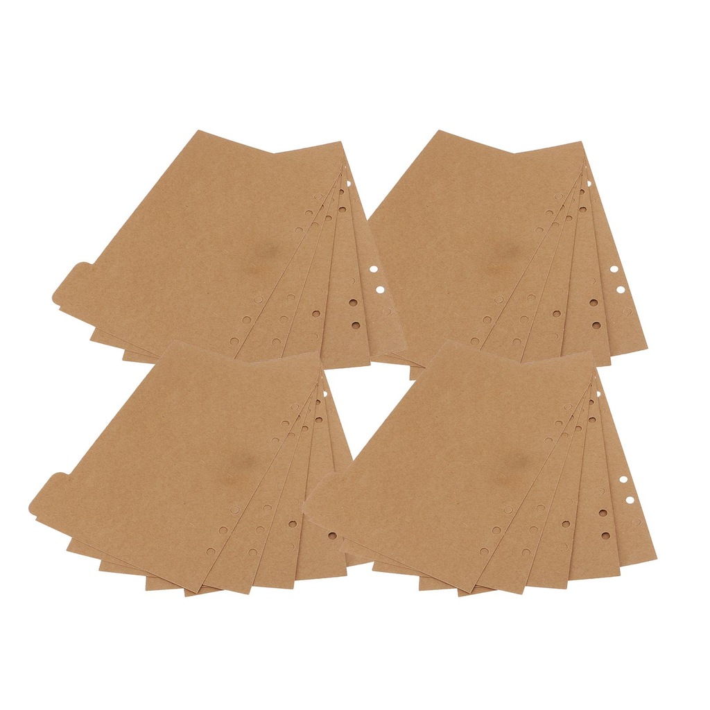 4x5 w formacie A5 Kraft Planner z zakładkami 12182405739 oficjalne