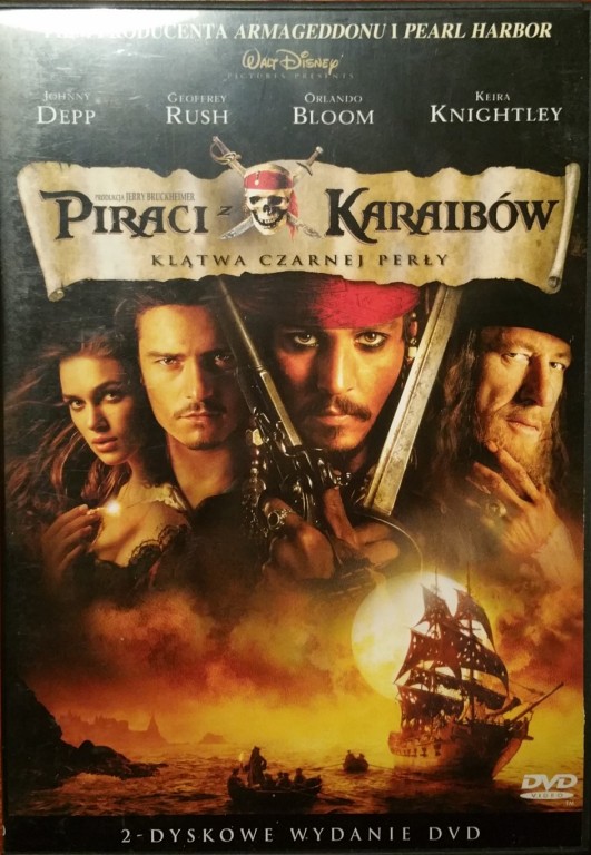 DVD "Piraci z Karaibów. Klątwa czarnej perły"