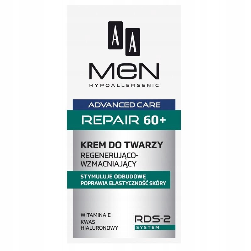 AA men 60+ krem do twarzy wzmacniający 50ml