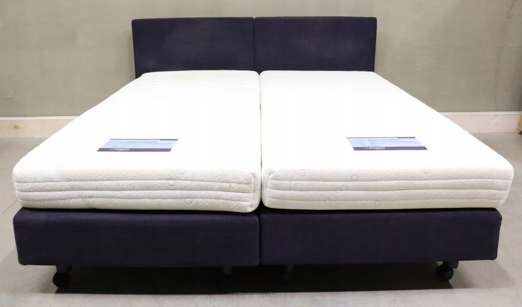 7238 2 łóżka kontynentalne materac 90x200, łóżko