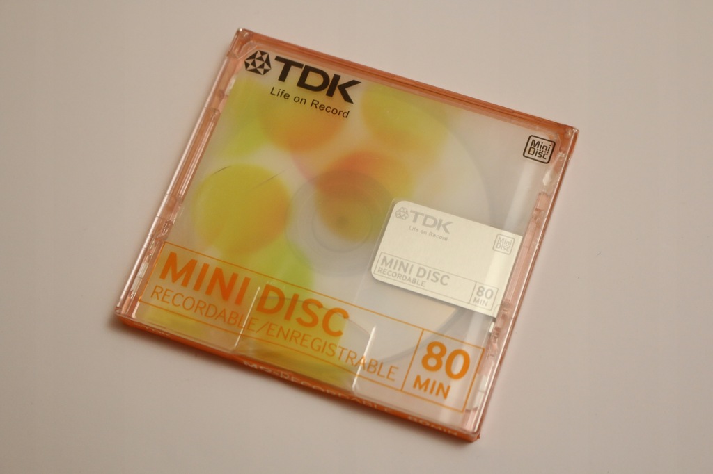 Mini disc minidisc TDK MD 80 12835629193 oficjalne archiwum Allegro