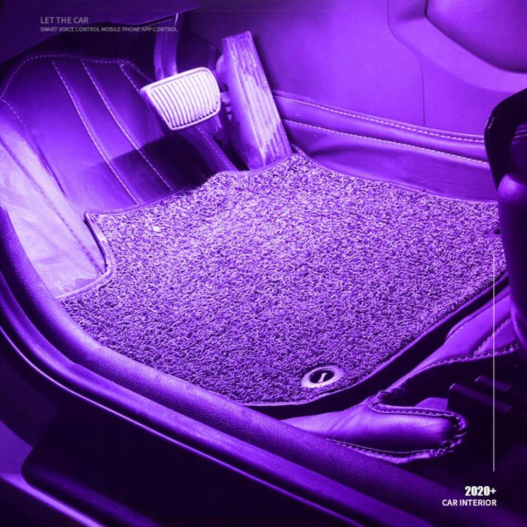 Bluetooth Car LED Lights 4-Strip 15 ów na