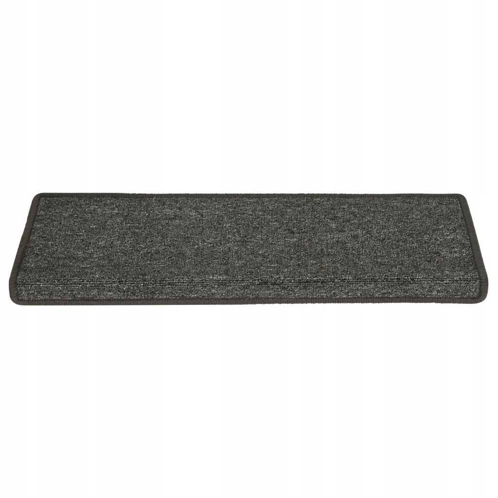 vidaXL Nakładki na schody, 15 szt., 65x25 cm, szaro-czarne