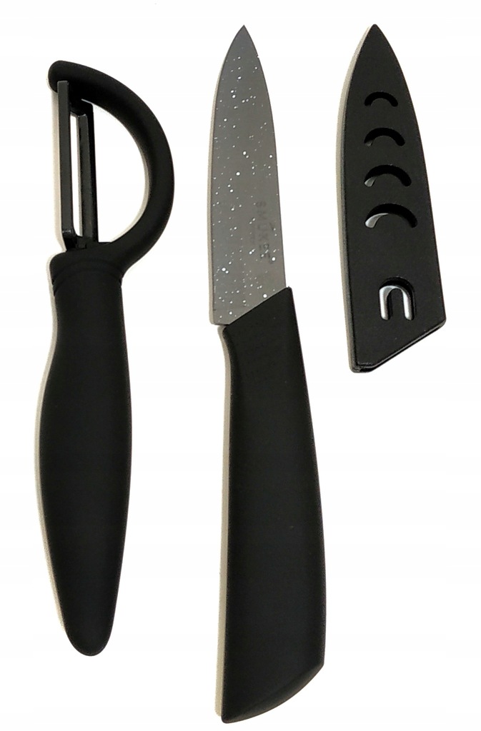 Smukee Nóż ceramiczny z osłonką 10 obierak 4cm CM
