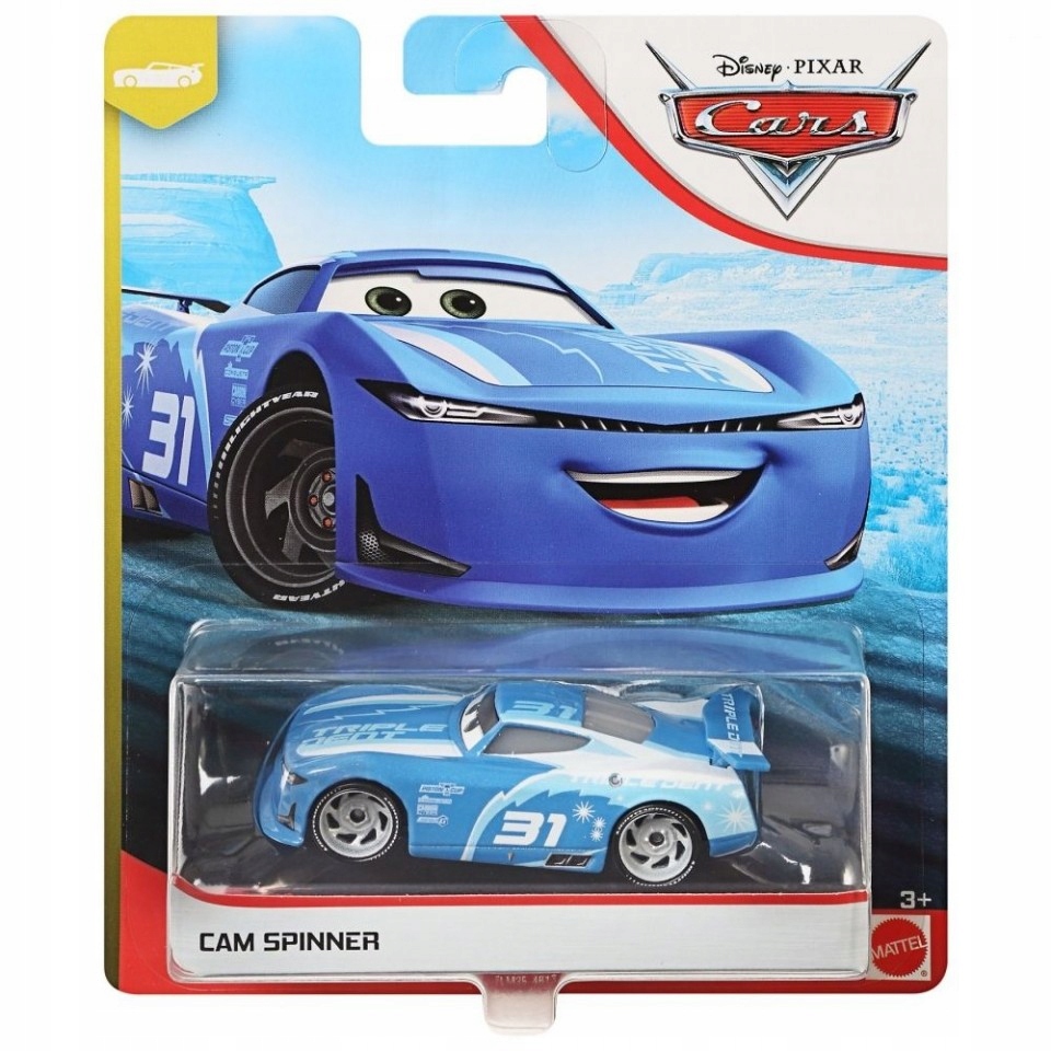 CARS AUTA CAM SPINNER #31 1:55 NOWY MATTEL