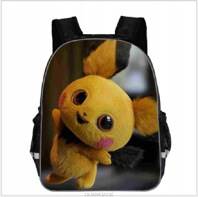 Oryginalna torba szkolna Pokemon Pikachu dla chłop