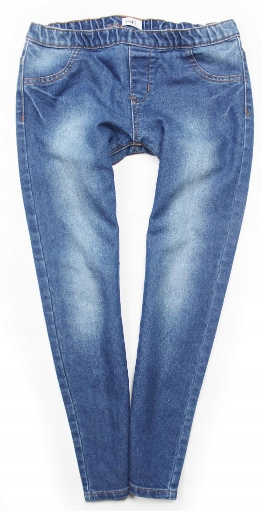 F&F spodnie TREGGINSY jeansowe *146