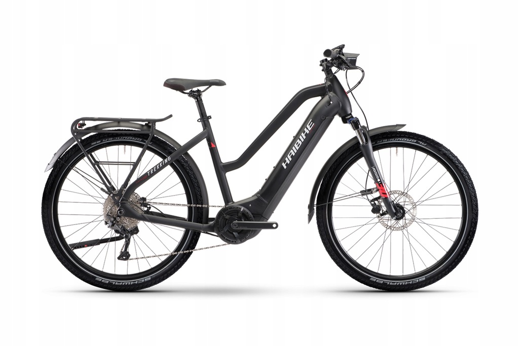 Rower elektryczny HAIBIKE Trekking 6 Mid Czarny S 13877401656