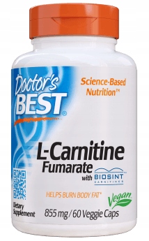 DOCTOR'S BEST L-Carnitine Fumarate - Fumaran L-Karnityny 855 mg (60 kaps.)