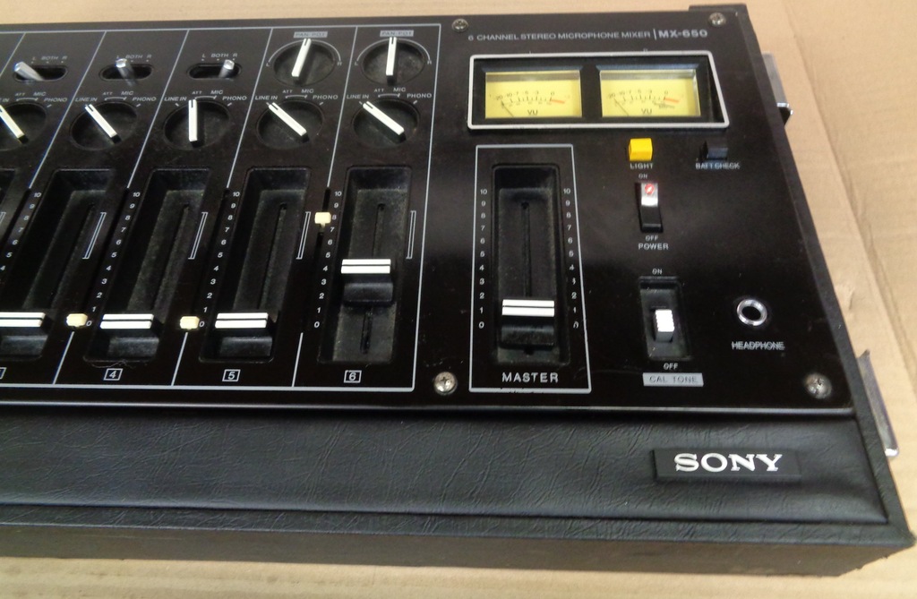 SONY MX650 6 CHANEL STEREO MICROPHONE MIXER 7309614692 oficjalne