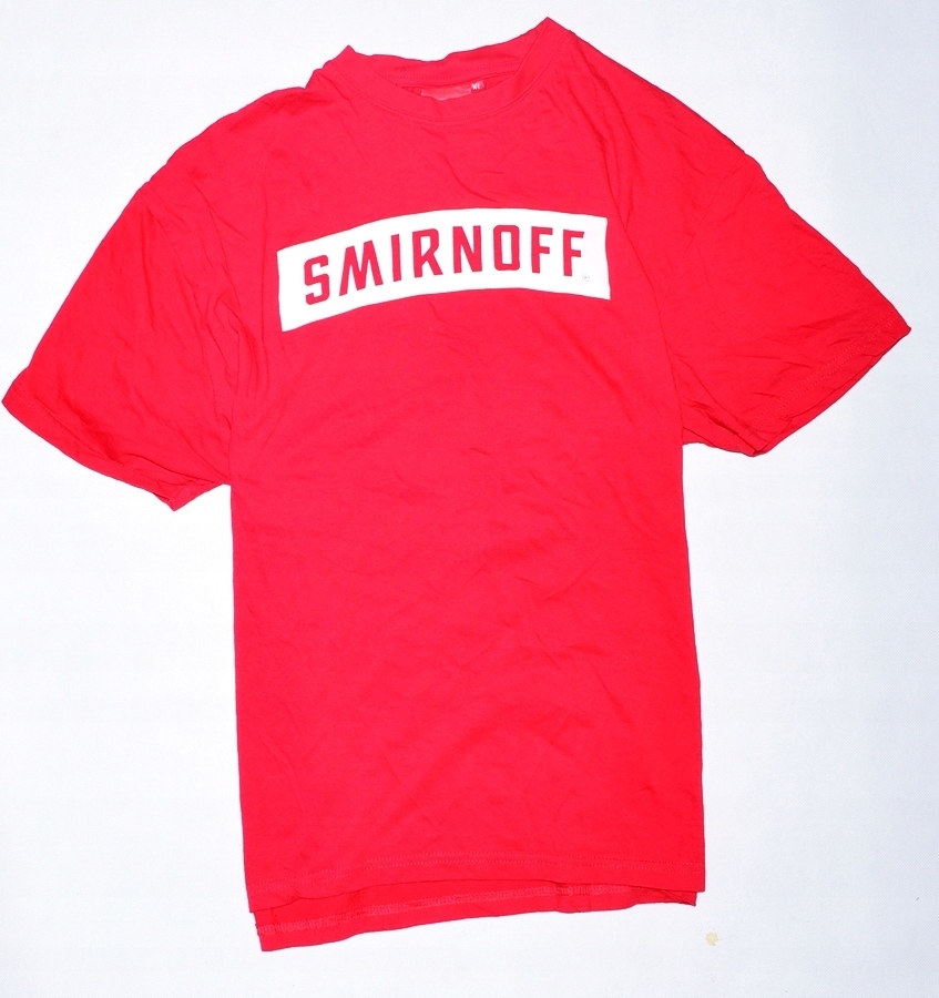 5930-49 ....SMIRNDFF... n#s T-SHIRT PRINT RED r.XL