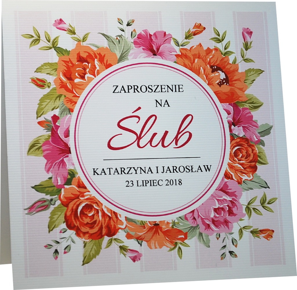 ZAPROSZENIA ŚLUBNE - "Wedding Bouquet"