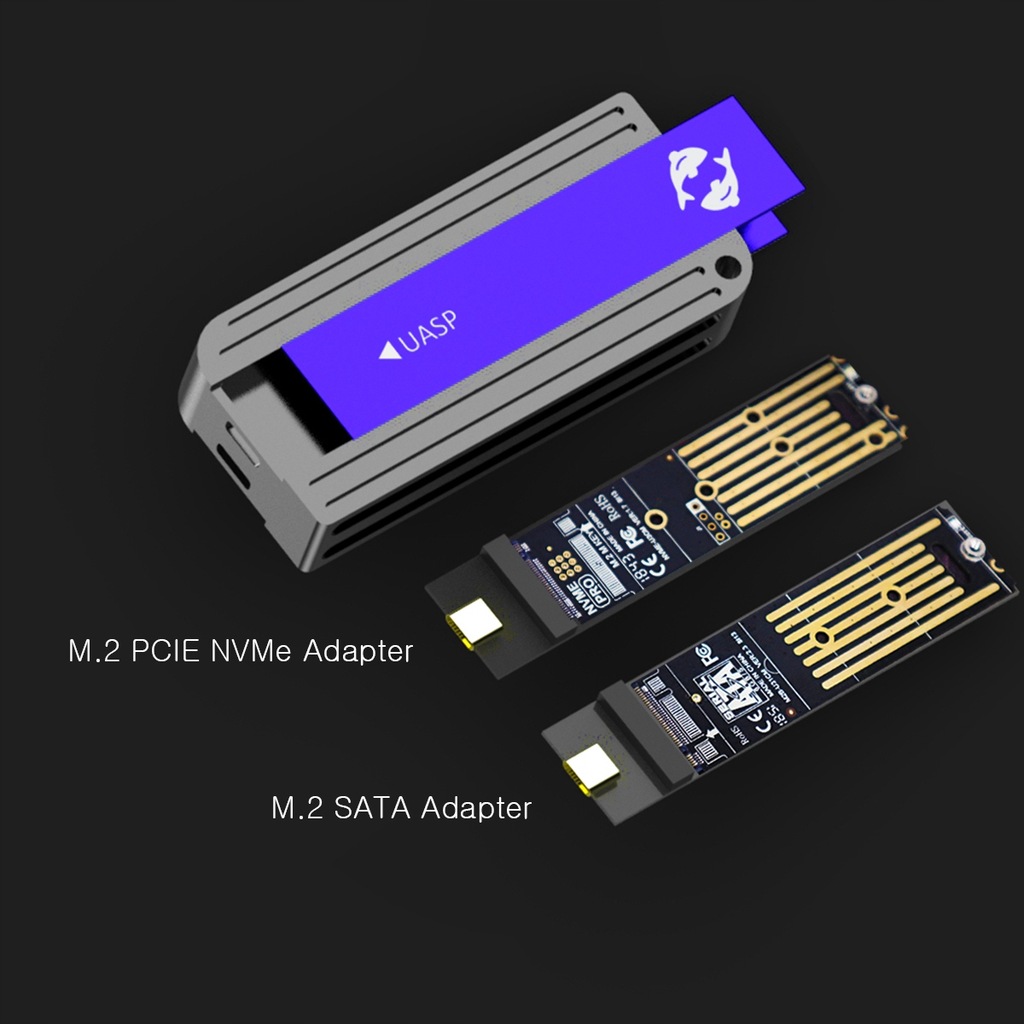 Купить Корпус M.2 NVMe — USB + M.2 SATA — USB-накопитель: отзывы, фото, характеристики в интерне-магазине Aredi.ru