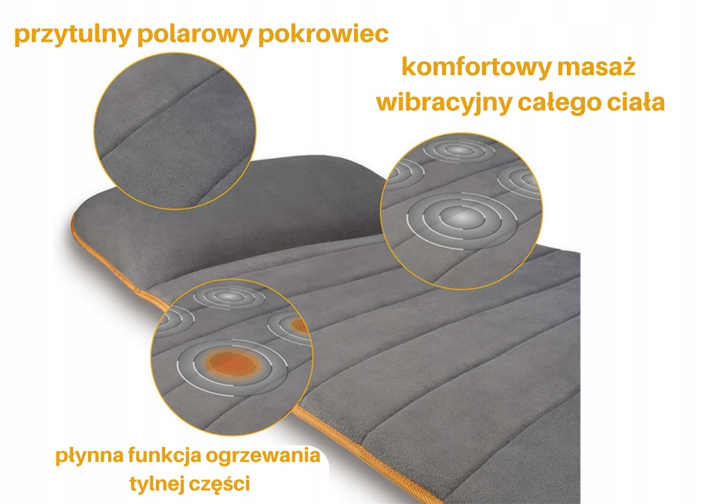 Mata masująca Medisana odcienie szarości MM 825 - 12669473857 ...