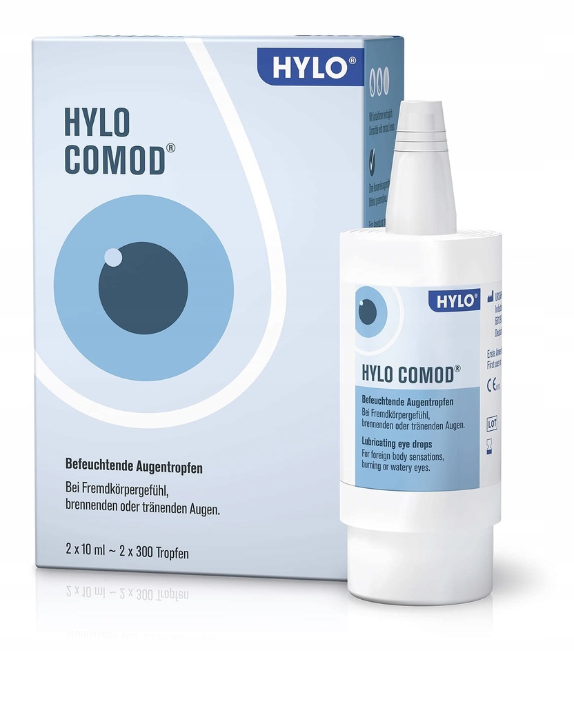 Hylo-Comod Krople Do Oczu Nawilżające 2 x 10ml