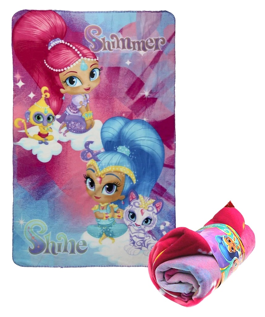 Koc polarowy Shimmer i Shine