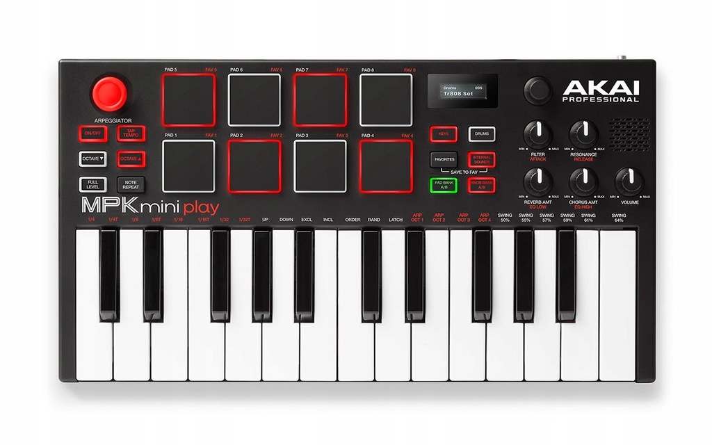 Akai MPK MINI PLAY - klawiatura sterujaca z głośni